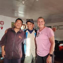 3 teachers. Our guide, Vimal is also a Science teacher