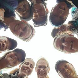 All smiles, we made it!