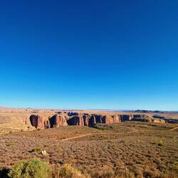Le grand canyon vu d'un peu plus loin: on dirait une cicatrice!