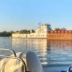 Barge this morning