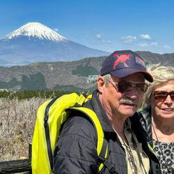 After a wet rainy day yesterday, Mt Fuji was spectacular today.