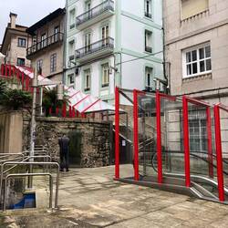 Escalators all the way to the top of Vigo