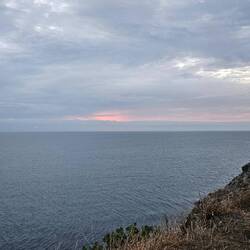 Die Sonne hat es nicht durch die Wolken geschafft