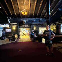 im El Tovar Hotel. hier endet die Eisenbahnstrecke für Touristen