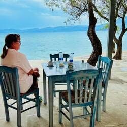 Erster Kaffeestopp am Meer