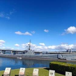 Auf das U-Boot kommt man nur nach Eintritt in das extra Museum.