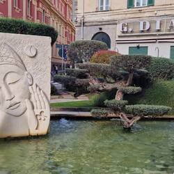 Unterwegs ein hübscher Brunnen.