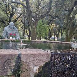 Der Stadtpark war schön.