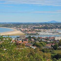 Mit Blick bis nach Biarritz