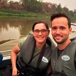 Unsere erste Nachtsafari auf dem Wasser!