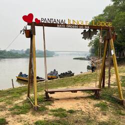 Auf diesem Fluss werden wir sehr viel Zeit verbringen