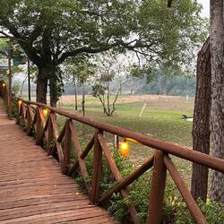 Zu Regenzeiten ist dieser Bereich komplett überflutet