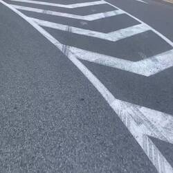 Zufahrt von der n340 zum Beach Resort . Mit dem Fahrrad aufgenommen