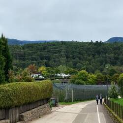 Blick zrugg zum Camping