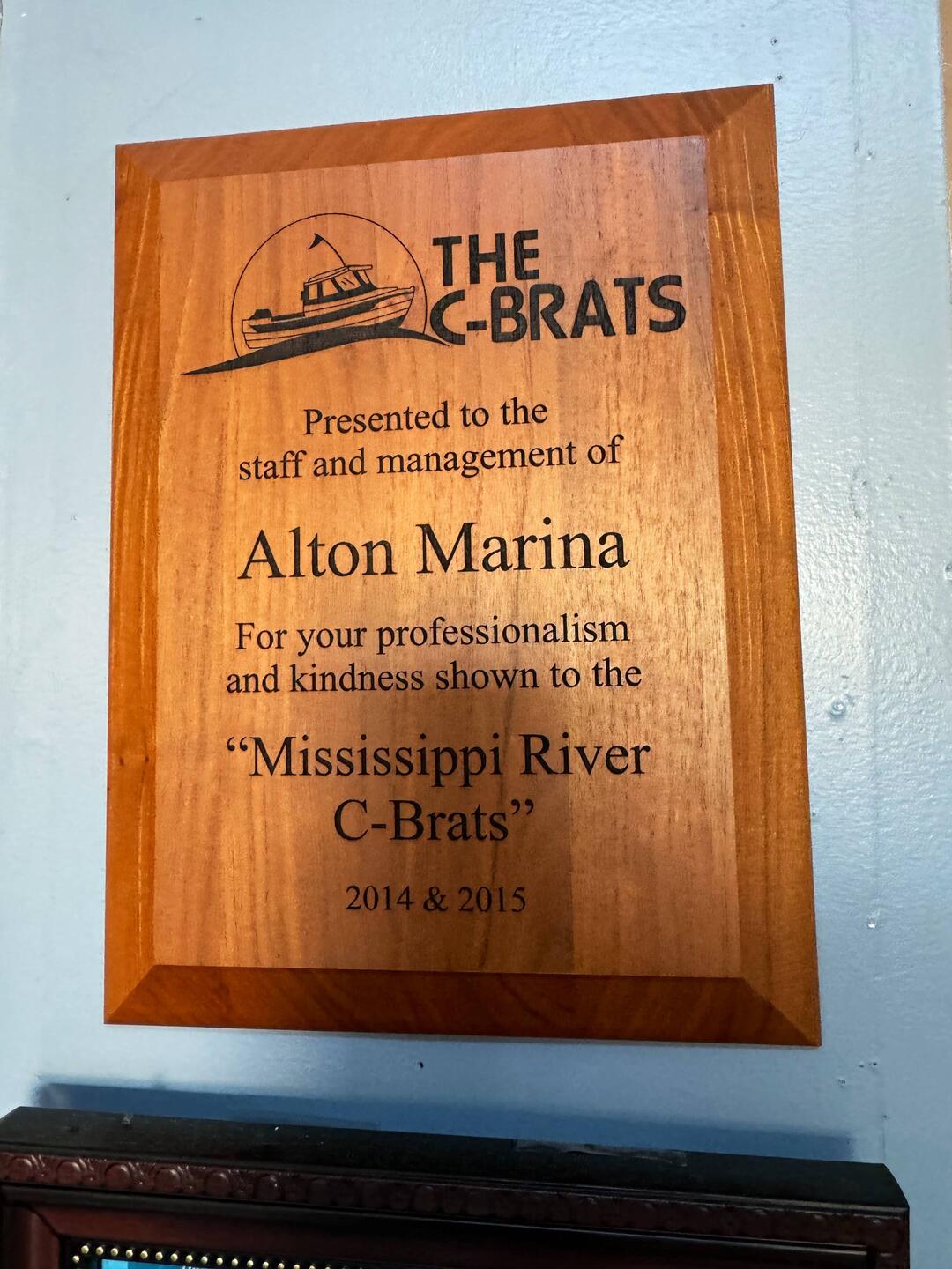Saw this hanging in the Marina office
