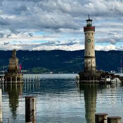 Lindau Hafentor Postkartenmotiv