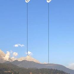 Das indische Matterhorn in Dharamshala