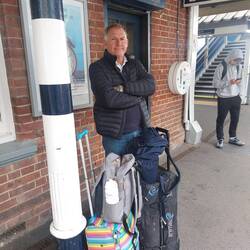 British Rail taking the strain on the way to Gatwick.