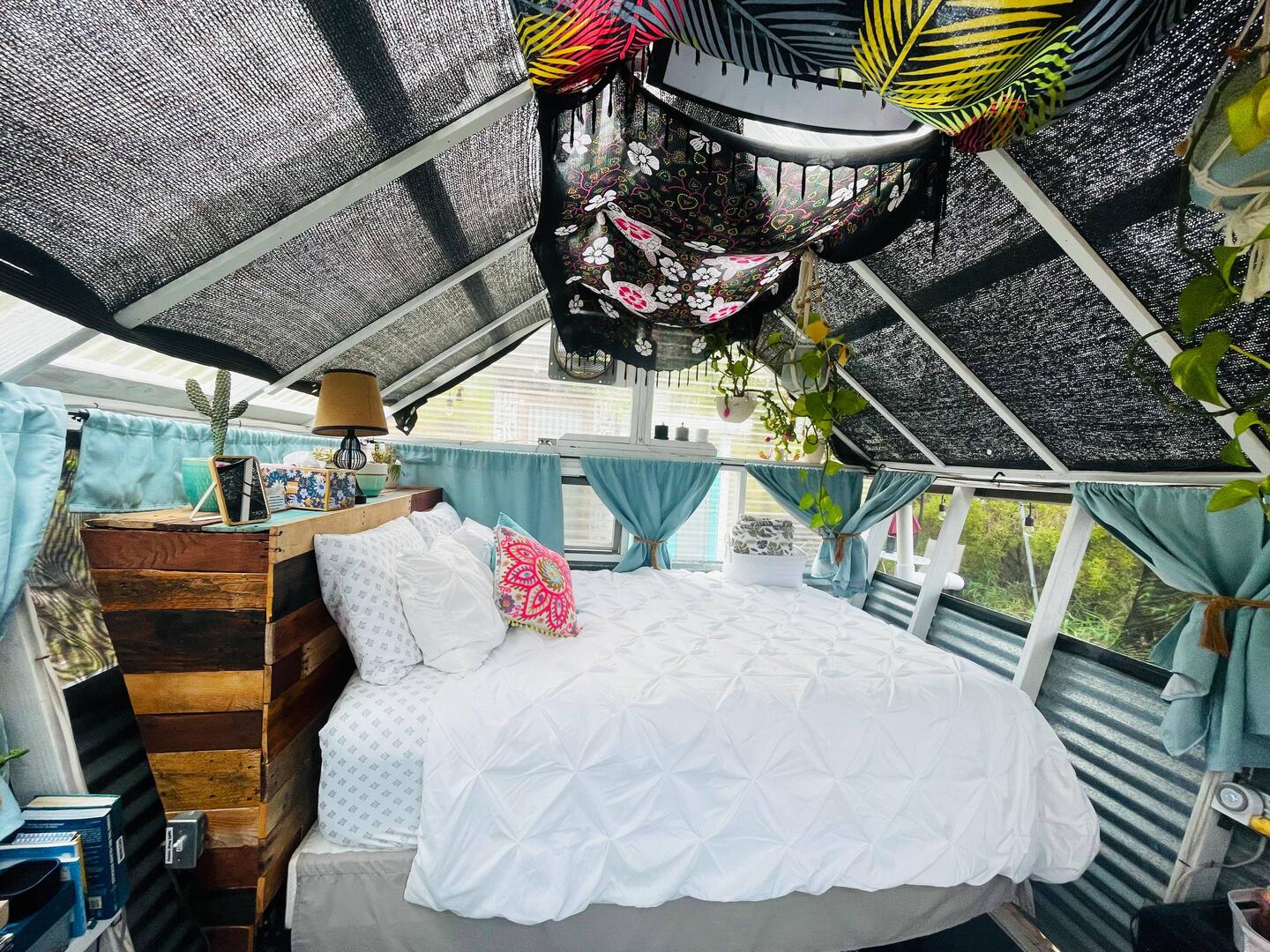 Mein Häuschen von innen (es wachsen Drachenfrüchte über meinem Bett!!!💗)