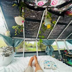 Leider kaum zu sehen - tatsächlich mit Meerblick 🌊