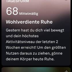 Entspannung empfohlen ...