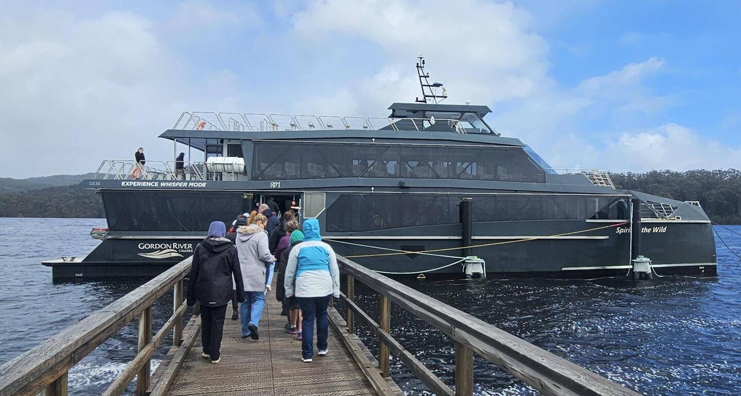 Our nice ship with 2 motored and 2 electric motors