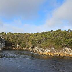 Back in the day, it took weeks for sailing ships to clear the entrance
