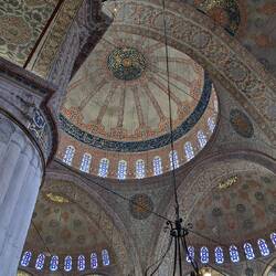 Inside the Blue mosque