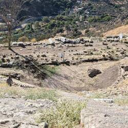 View straight down from top of the theatre