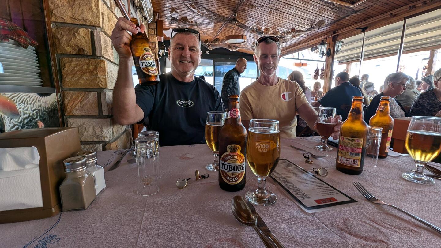 Dale and Tony lunch at Aceabat