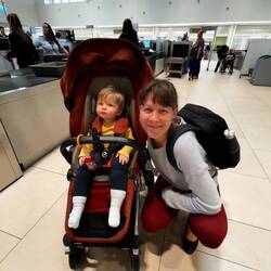 Am Flughafen!