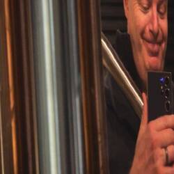 This guy used to hate selfies...now he is taking them on his own