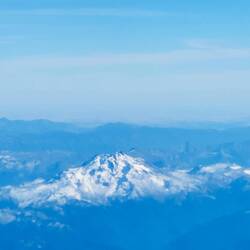 Mt Baker aus dem Flugzeug
