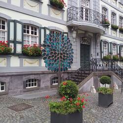 Haus Troisdorf mit seiner prächtigen Fassade