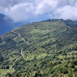 We folled the upper road on far right