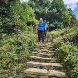 The village stairs & trail stairs are centuries old and hand placed