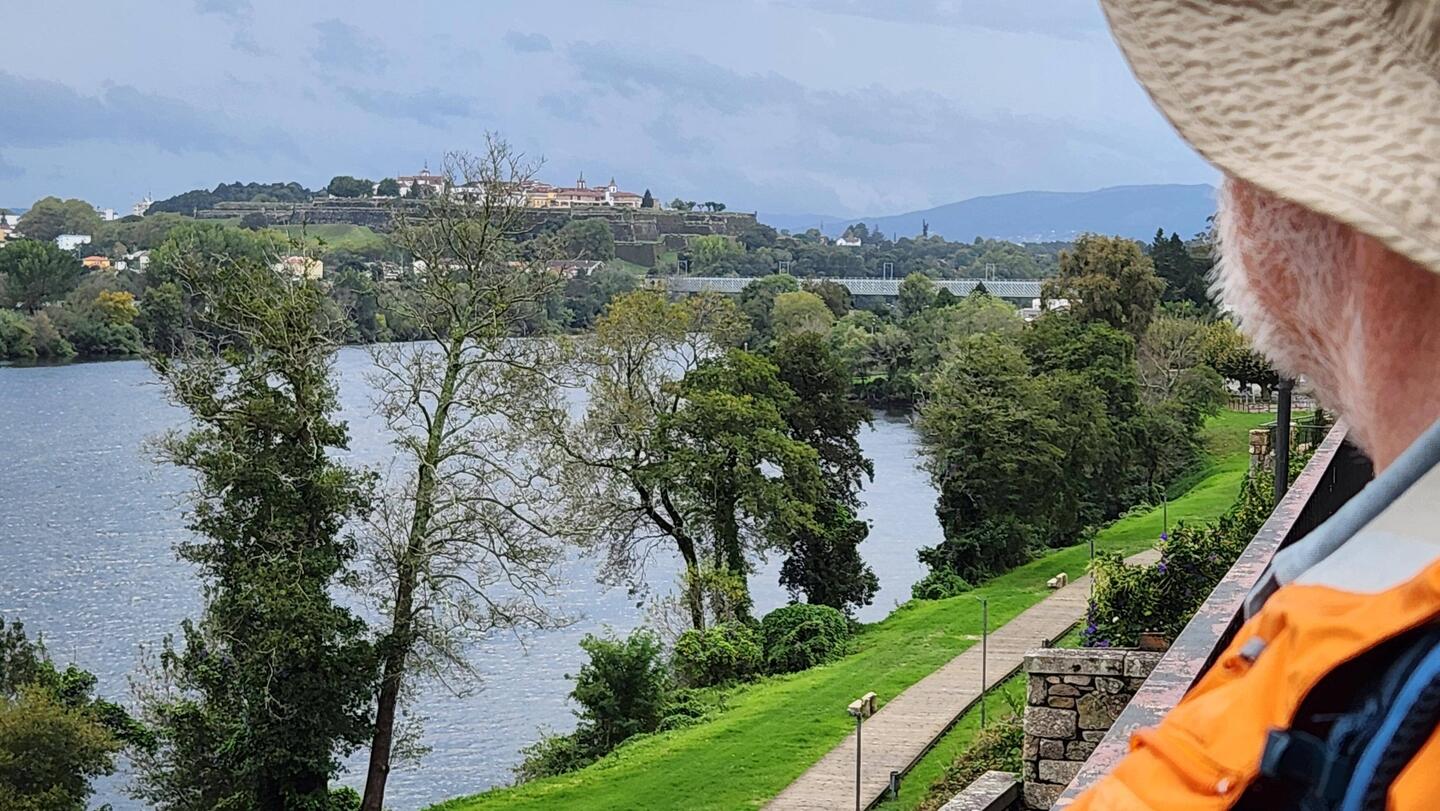 Overlooking the Rio Miño