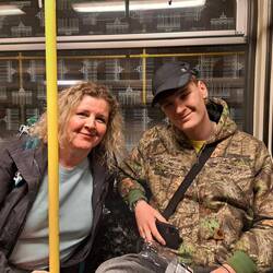 Heeme mit der U-Bahn