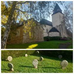 Feierabend-Besuch in der Komturei von Lacommande: Museum, Pilger, Weindegustation