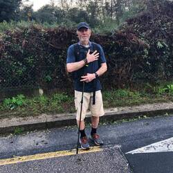 Scott listening to the national anthem before NRL grand final