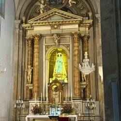 Pontevedra's patron saint, the virgin pilgrim