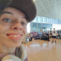 Diesmal konnte man am Ryanair Gate sogar sitzen