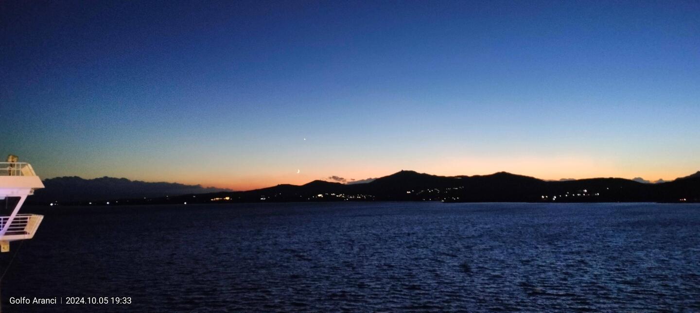 Abendstimmung vor der Abfaht