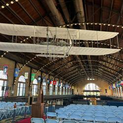 Naval Academy hall where paintings of various Superintendents are housed.