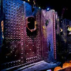 Original Schiffsteil der Außenhülle