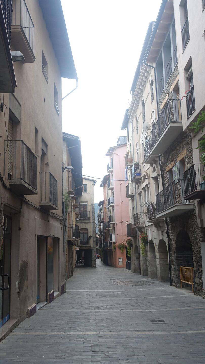 Die engen Gassen von La Seu d'Urgell