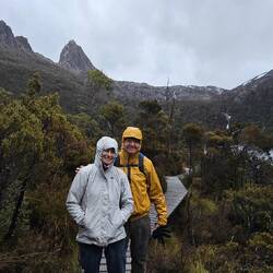 The clouds started to clear