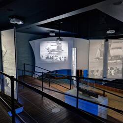 Das Museum, was einiges über die Geschichte der Schiffbruch in diesem Küstenbereich erzählte