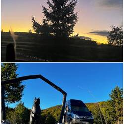 Vor Bären wird gewarnt, aber vermutlich gibts die nur aus Holz