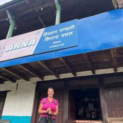 Our Homestsy w candy store underneath